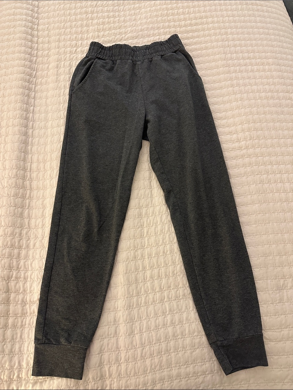 NVGTN Charcoal Elastic-Waist Jogger Pants